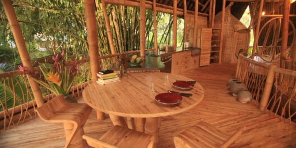 bamboo hut